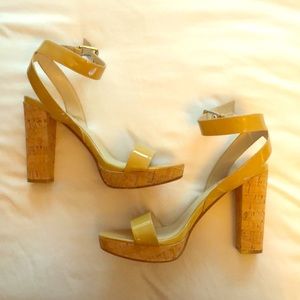 Michael Kors Nude Platform Sandals